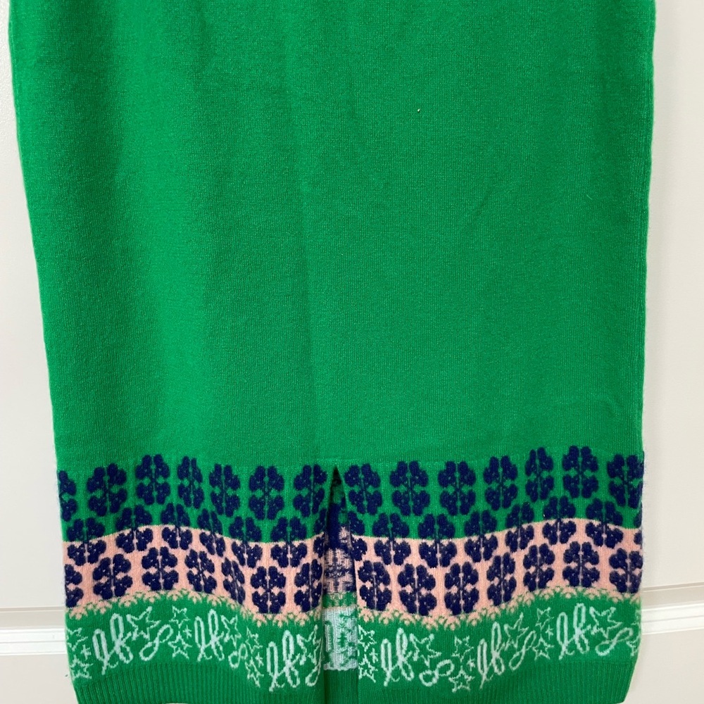 Jacquard-knit Cashmere Midi Skirt from LINGUA FRANCA - Picture 7 of 10